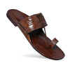 Embossed Pure Leather Kolhapuri Chappals