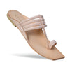 Anvaya Signature handcrafted kolhapuri chappal for men in elegant cream genuine leather with traditional toe ring