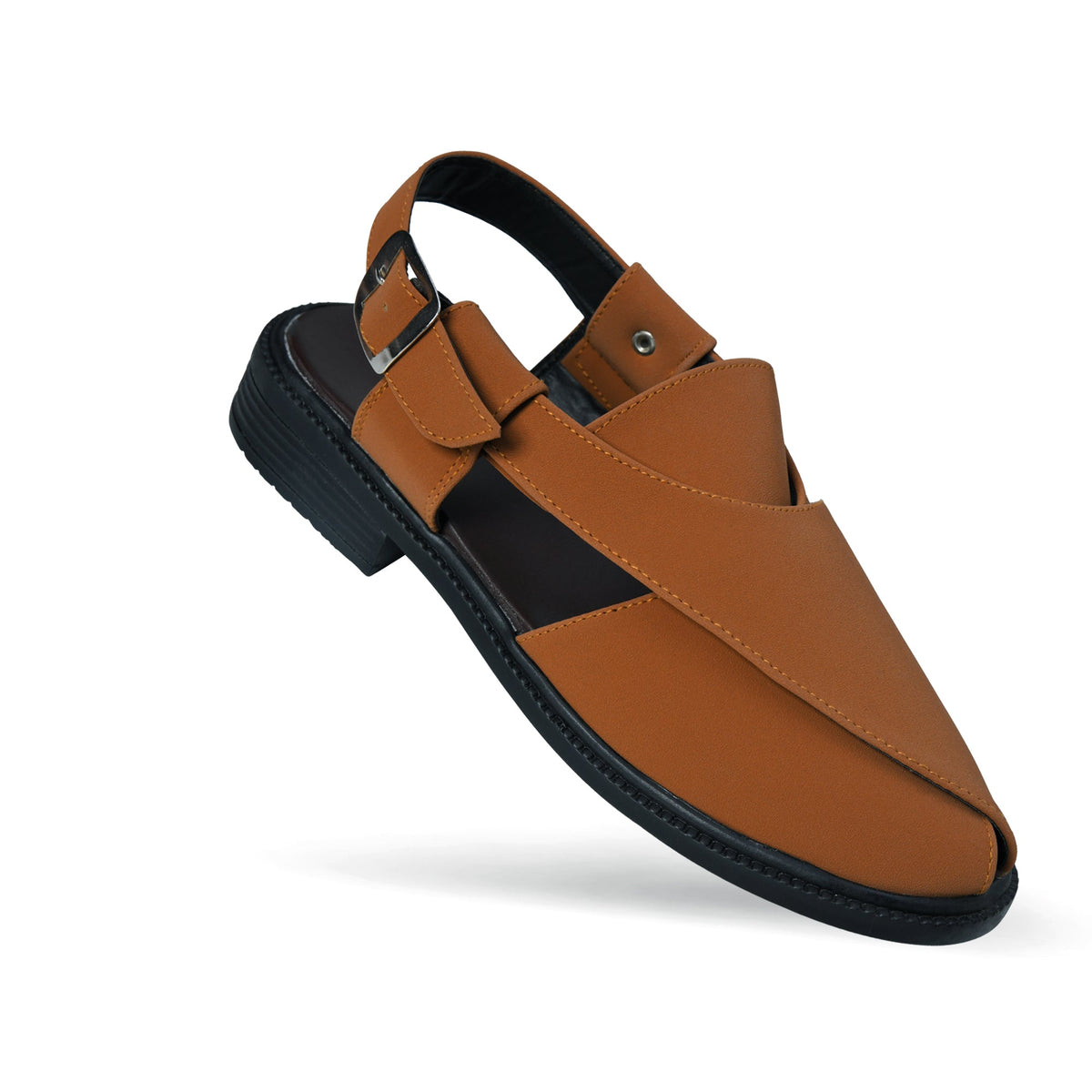 Suede Peshawari Closed-Toe Sandals Men