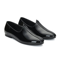 Patent Finish Ethnic Jutti Mojari Men