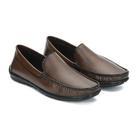 Faux Leather Cushioned Slip-On Loafers Men