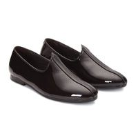 Patent Finish Ethnic Jutti Mojari Men