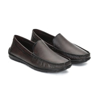 Faux Leather Cushioned Slip-On Loafers Men
