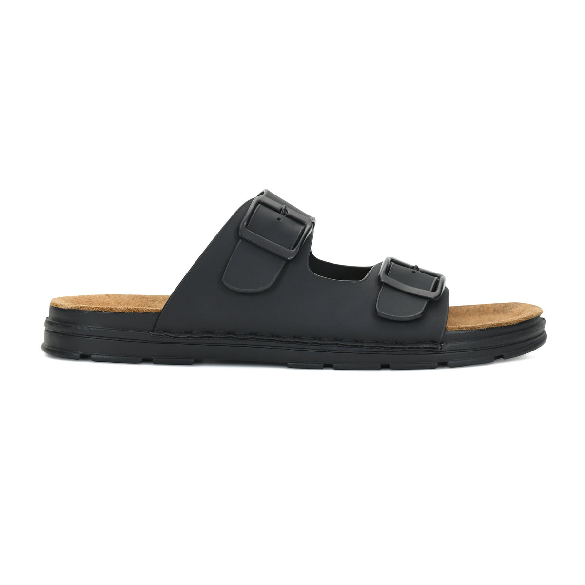 stepsoft-vegan-leather-buckle-slippers-men-black