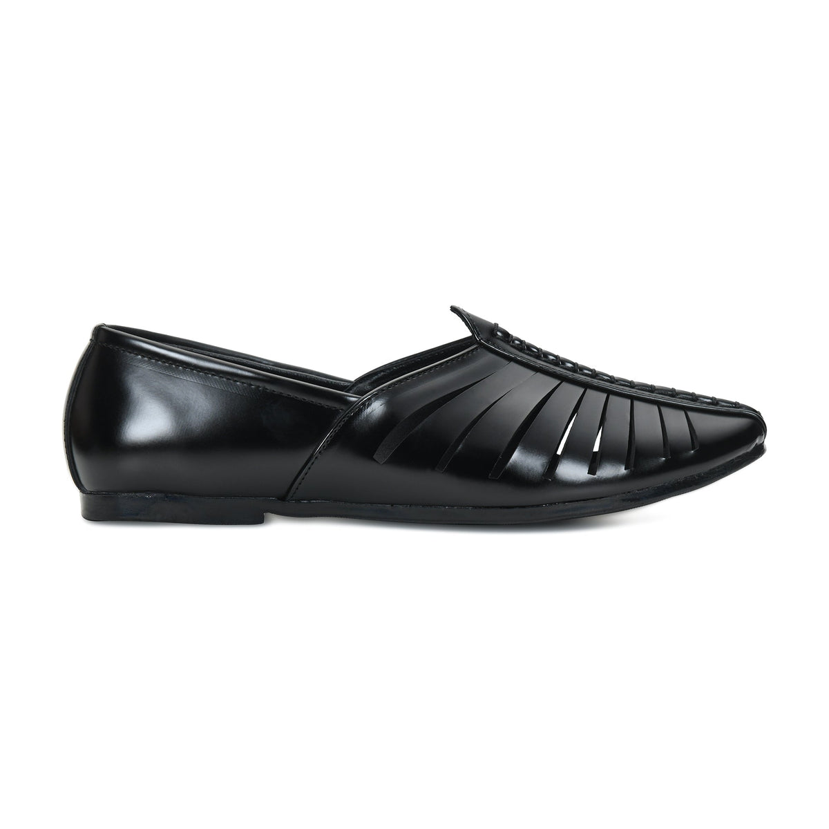 Laser-Cut Ethnic Jutti Mojari for Men