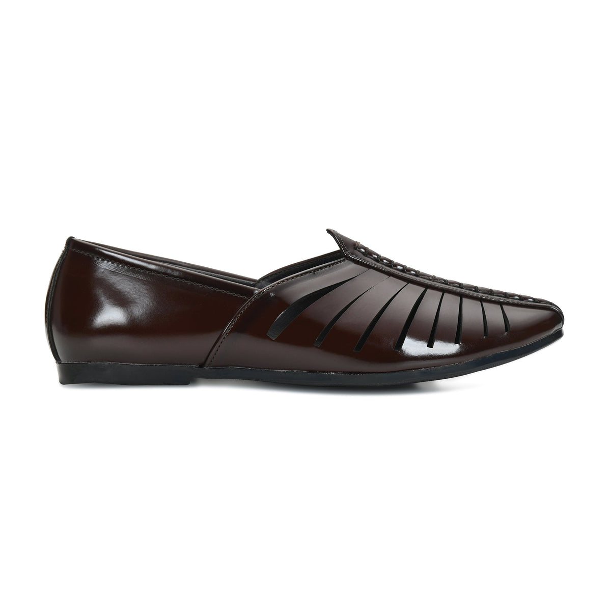 Laser-Cut Ethnic Jutti Mojari for Men