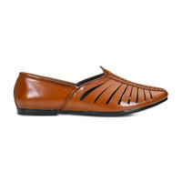 Laser-Cut Ethnic Jutti Mojari for Men