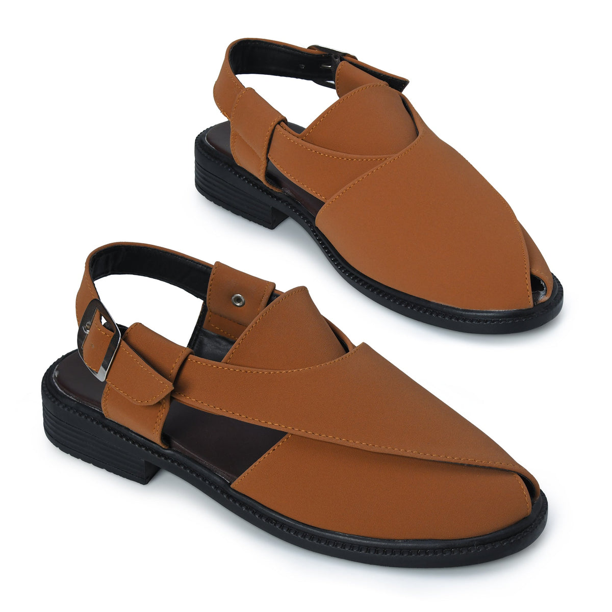 Suede Peshawari Closed-Toe Sandals Men