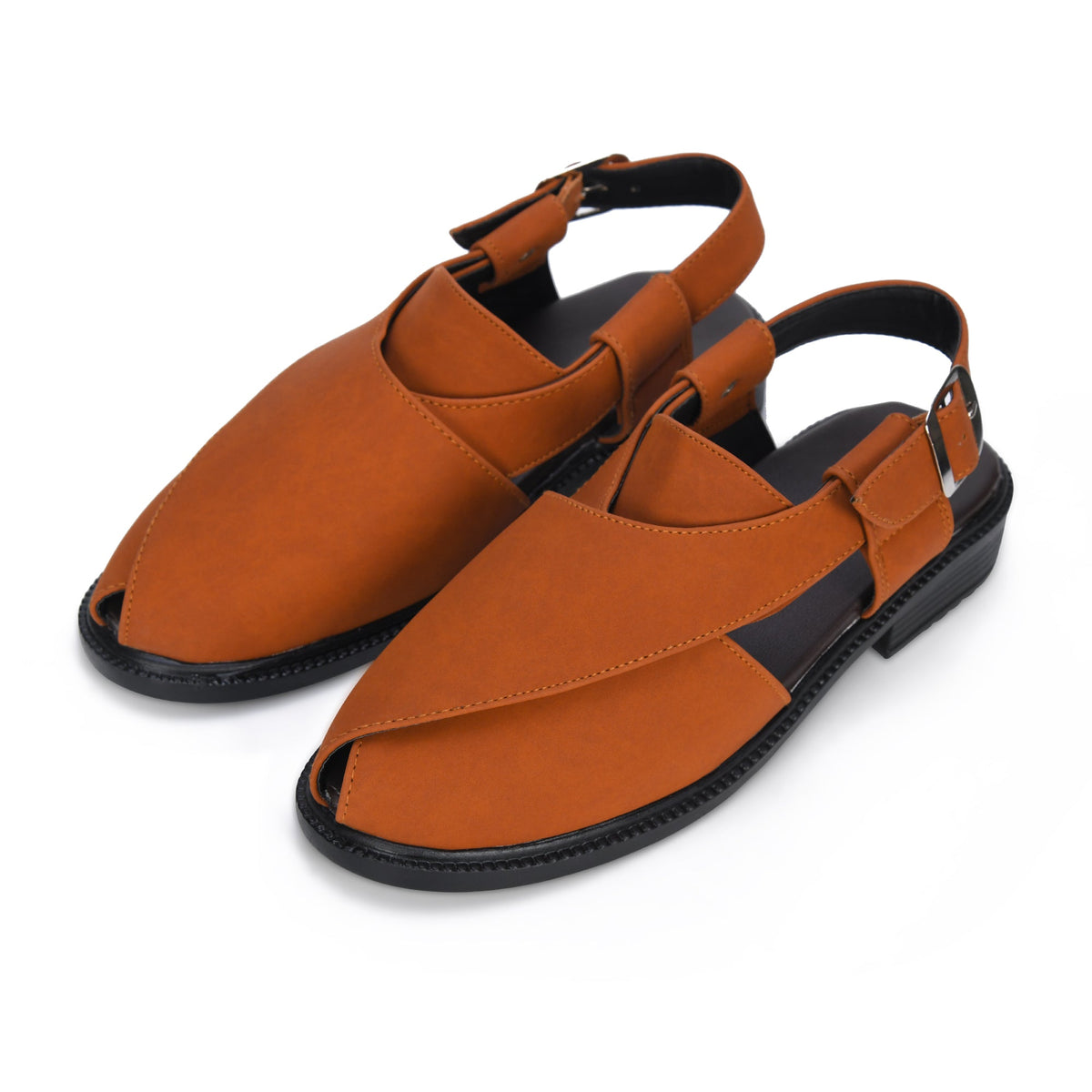 Suede Peshawari Closed-Toe Sandals Men