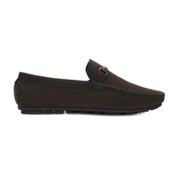 Horsebit Faux Suede Slip-On Loafers Men