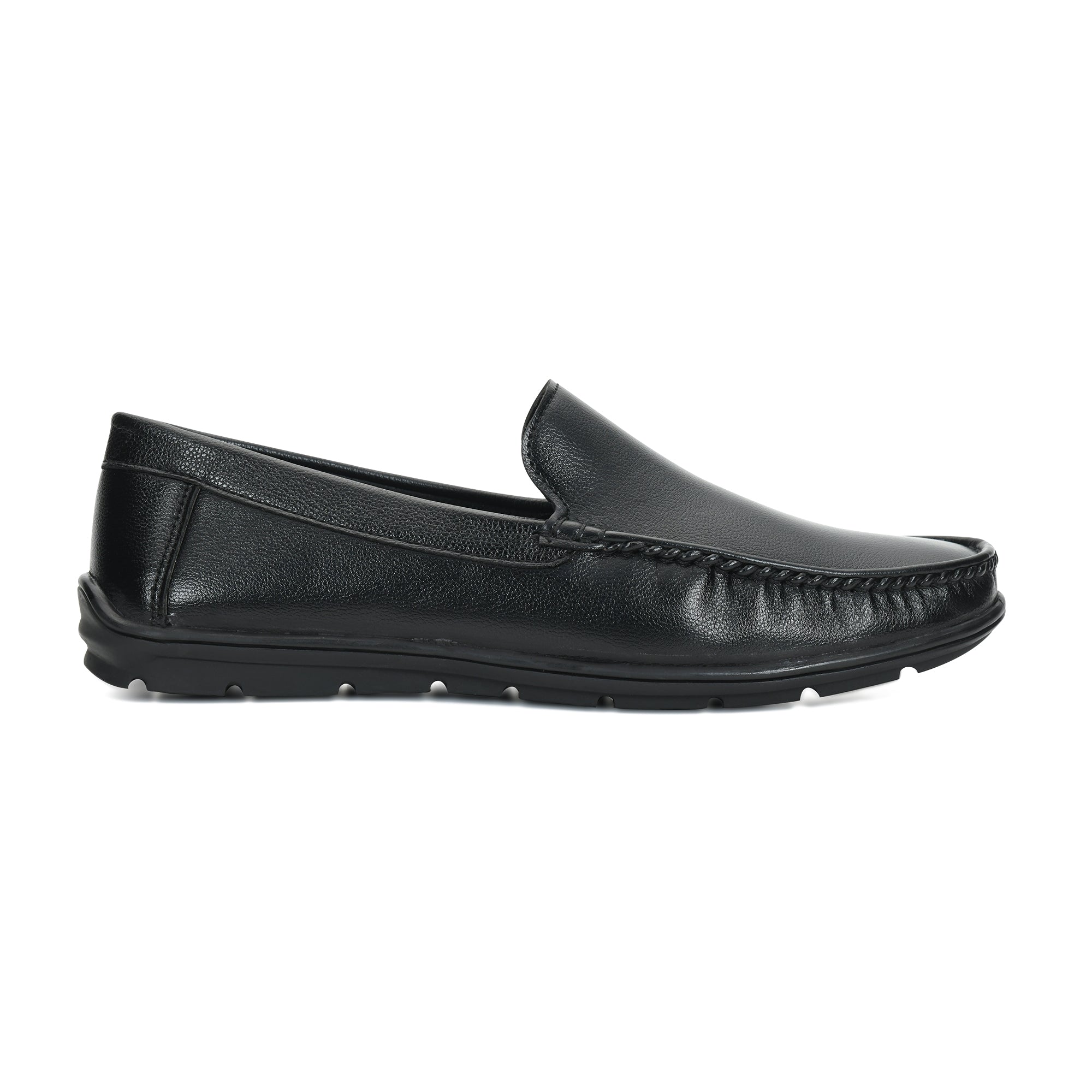 Faux Leather Cushioned Slip-On Loafers Men