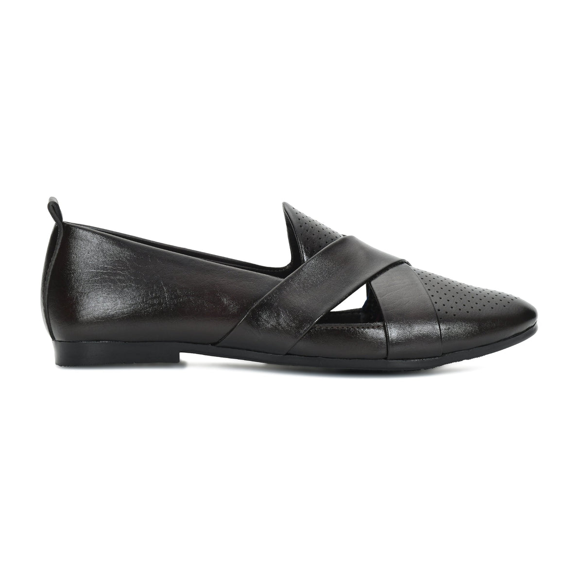 Criss-Cross Nagra Jutti Loafers for Men