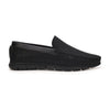Textured Faux Leather Moccasin Loafers Men