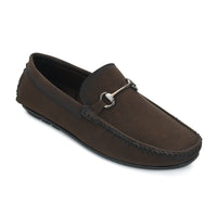 Suede Finish Horsebit Slip-On Loafers Men