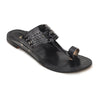 Embossed Pure Leather Kolhapuri Chappals