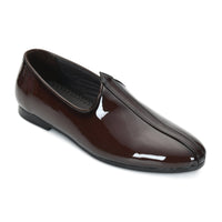 Patent Finish Ethnic Jutti Mojari Men