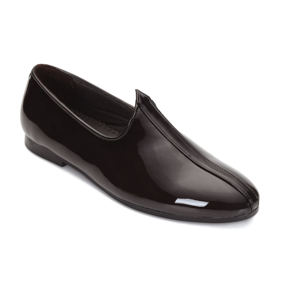 Patent Finish Ethnic Jutti Mojari Men