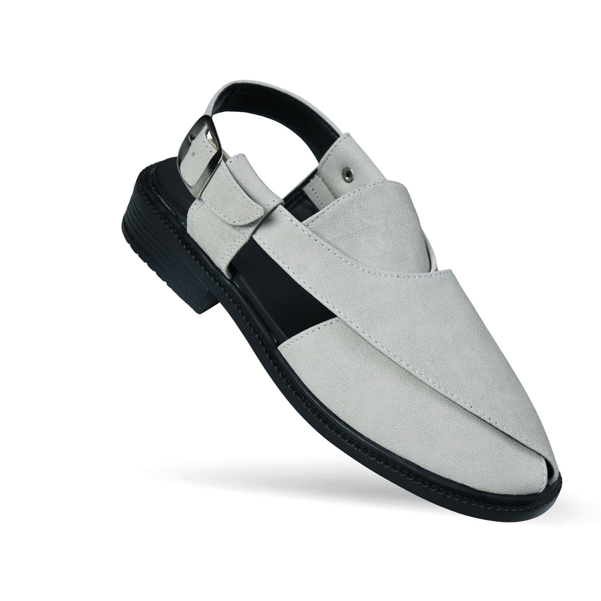Suede Peshawari Closed-Toe Sandals Men