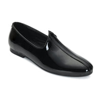 Patent Finish Ethnic Jutti Mojari Men
