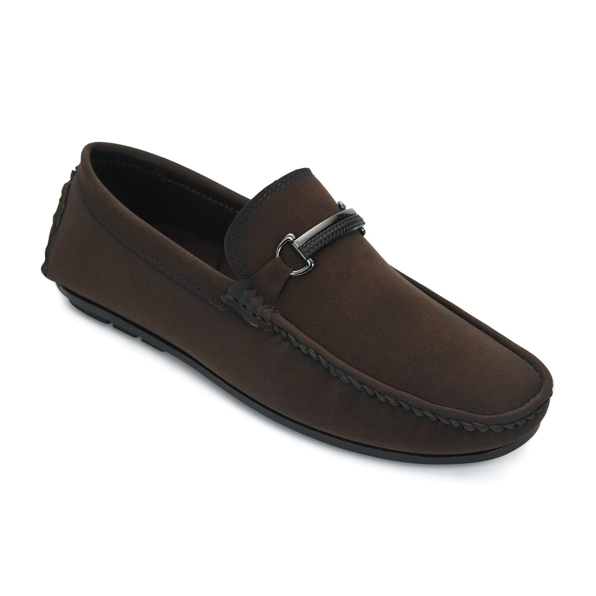 Horsebit Faux Suede Slip-On Loafers Men
