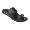Embossed Pure Leather Kolhapuri Chappals
