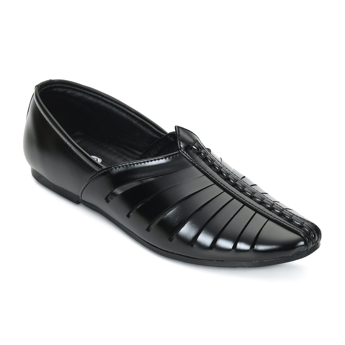Laser-Cut Ethnic Jutti Mojari for Men