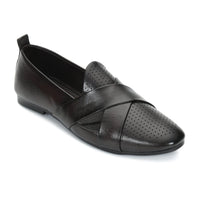 Criss-Cross Nagra Jutti Loafers for Men