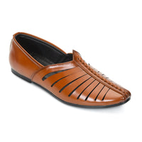 Laser-Cut Ethnic Jutti Mojari for Men