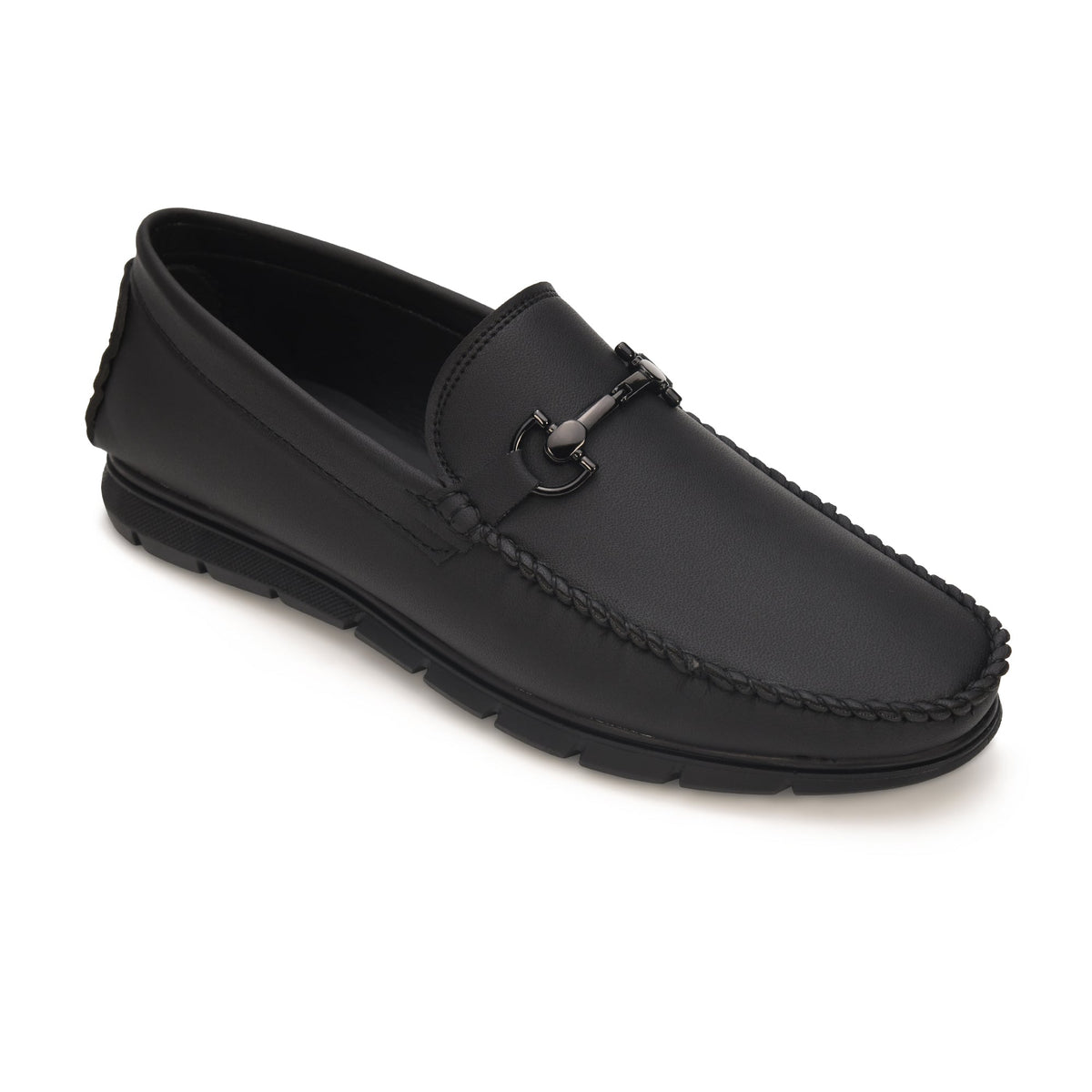 STEPSOFT Men’s Faux Leather Bit Loafers | Slip-On Loafer Shoes for Office, Casual & Formal Wear