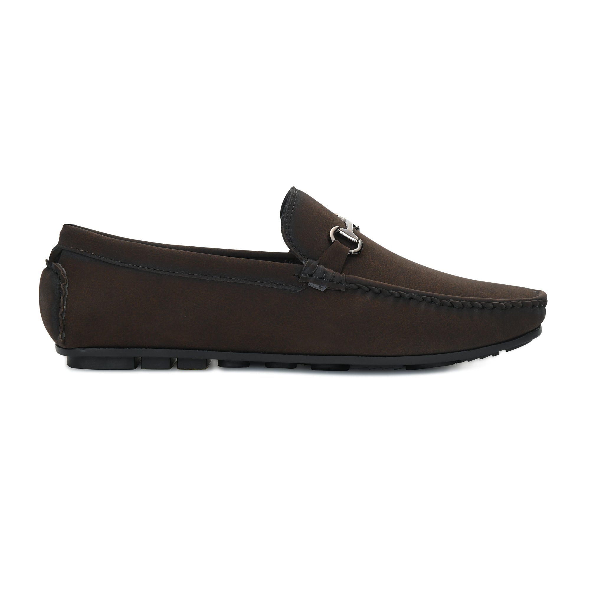 Suede Finish Horsebit Slip-On Loafers Men