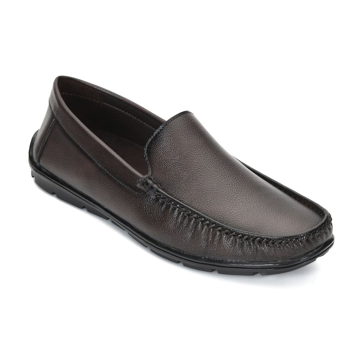 Faux Leather Cushioned Slip-On Loafers Men