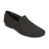 Suede Perforated Slip-On Juttis for Men