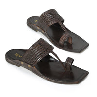 Virasat T-Strap Pure Leather Kolhapuri