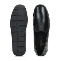 Faux Leather Cushioned Slip-On Loafers Men
