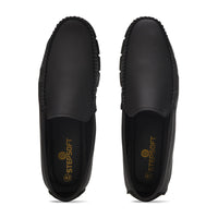 Classic Faux Leather Slip-On Loafers Men