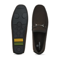 Suede Finish Horsebit Slip-On Loafers Men