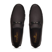 STEPSOFT Men’s Faux Leather Bit Loafers | Slip-On Loafer Shoes for Office, Casual & Formal Wear