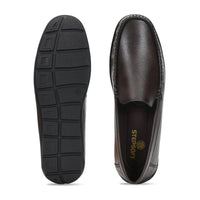 Faux Leather Cushioned Slip-On Loafers Men