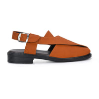Suede Peshawari Closed-Toe Sandals Men