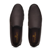 Classic Faux Leather Slip-On Loafers Men