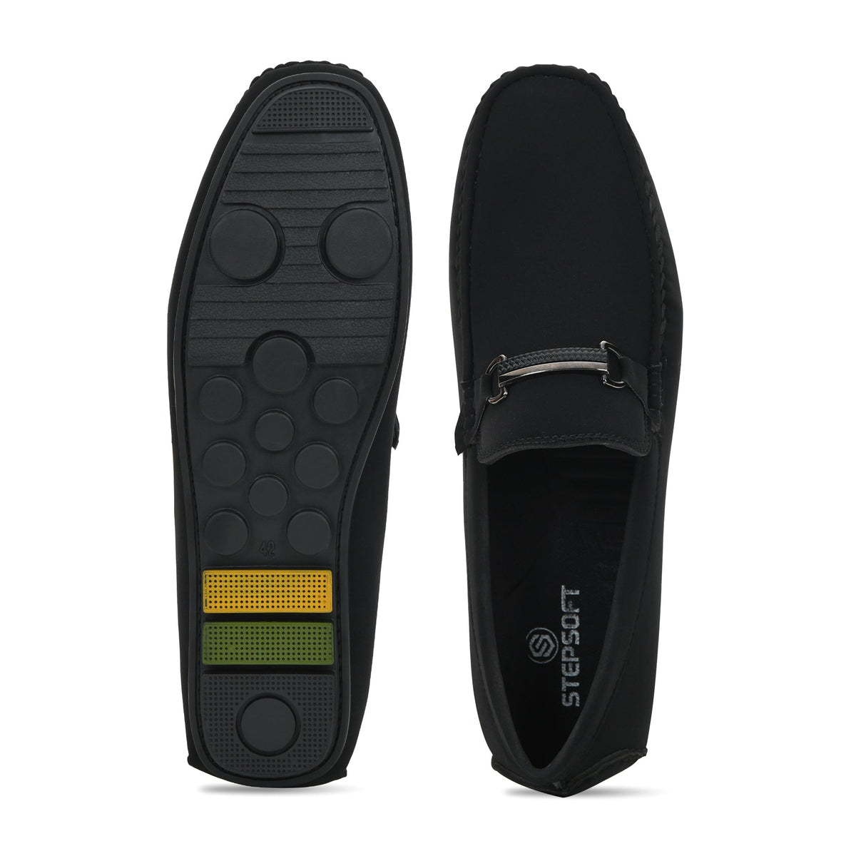 Suede Finish Horsebit Slip-On Loafers Men