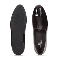 Patent Finish Ethnic Jutti Mojari Men
