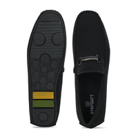 Horsebit Faux Suede Slip-On Loafers Men