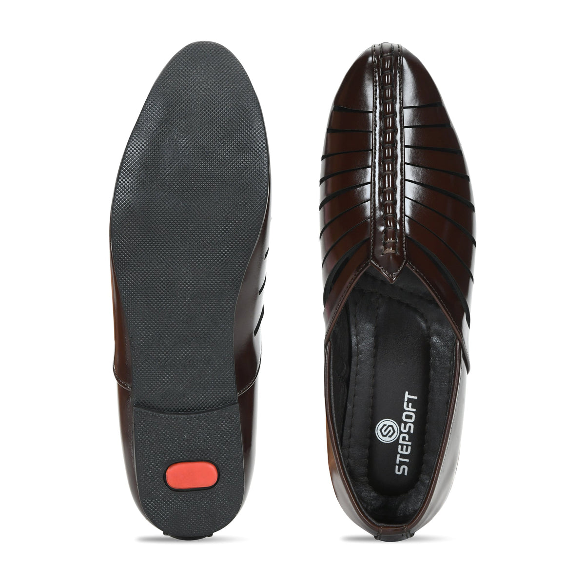 Laser-Cut Ethnic Jutti Mojari for Men