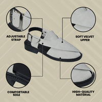 Suede Peshawari Closed-Toe Sandals Men