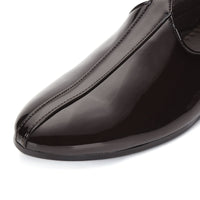 Patent Finish Ethnic Jutti Mojari Men