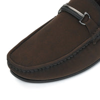Horsebit Faux Suede Slip-On Loafers Men