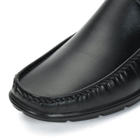 Faux Leather Cushioned Slip-On Loafers Men