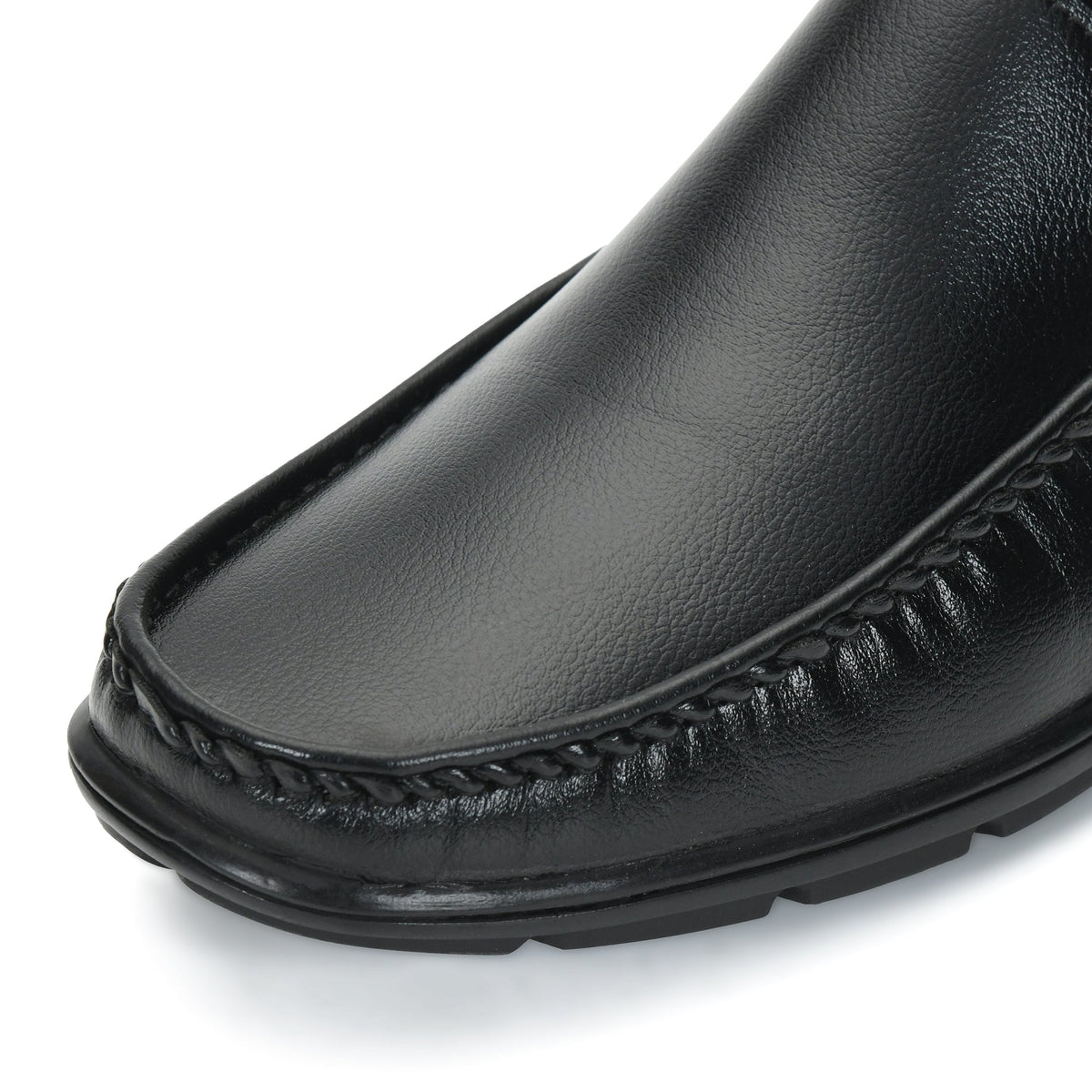 Faux Leather Cushioned Slip-On Loafers Men
