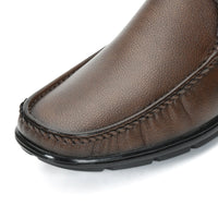 Faux Leather Cushioned Slip-On Loafers Men